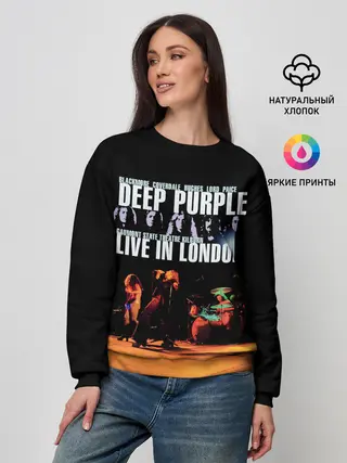 Женский свитшот / Deep Purple - Live In London