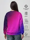 Женский свитшот / Фиолетово-малиновый градиент