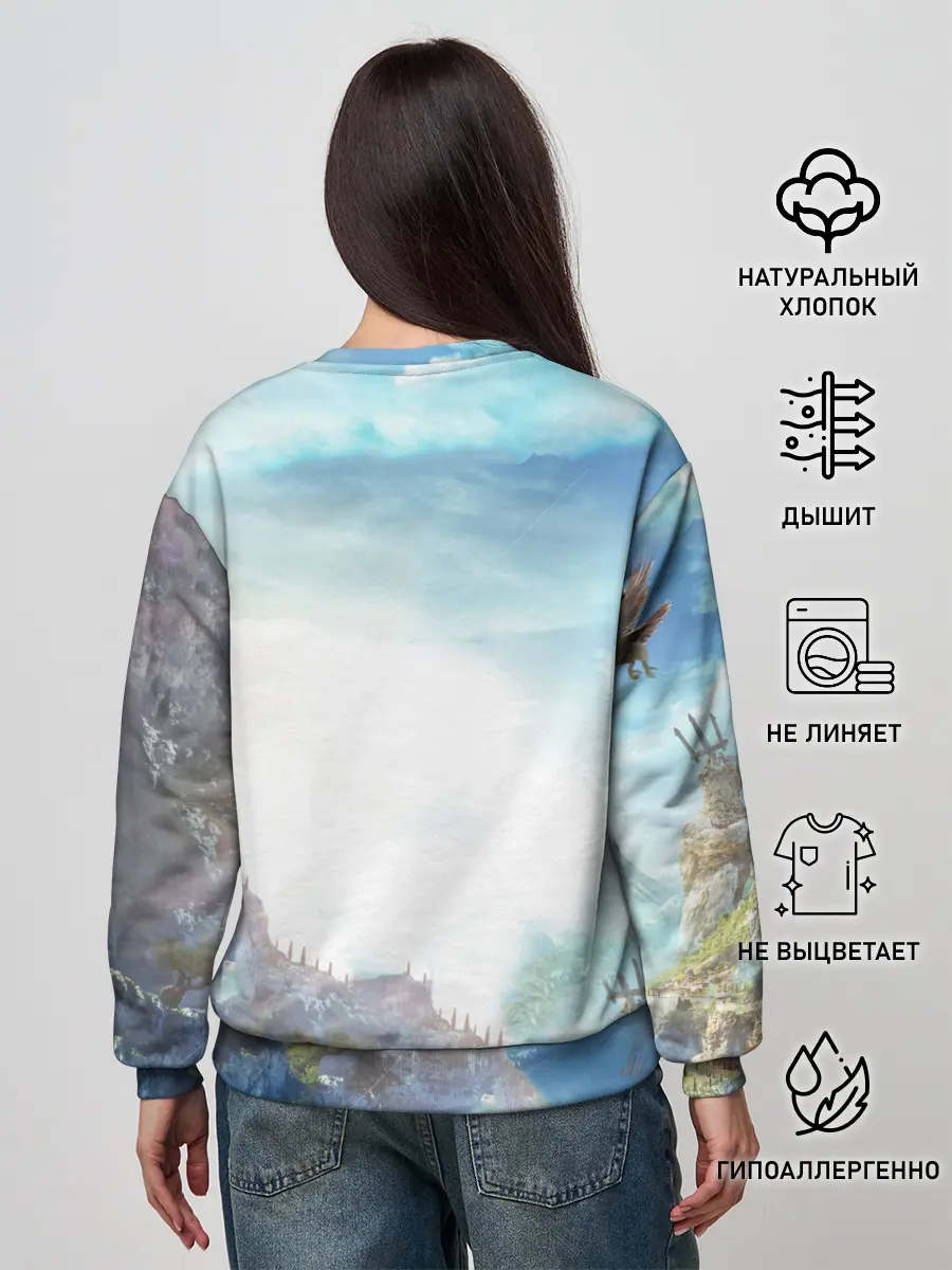 Женский свитшот / Воинственная Кассандра