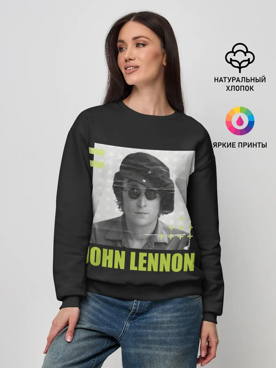 Женский свитшот / Стильный Ленон