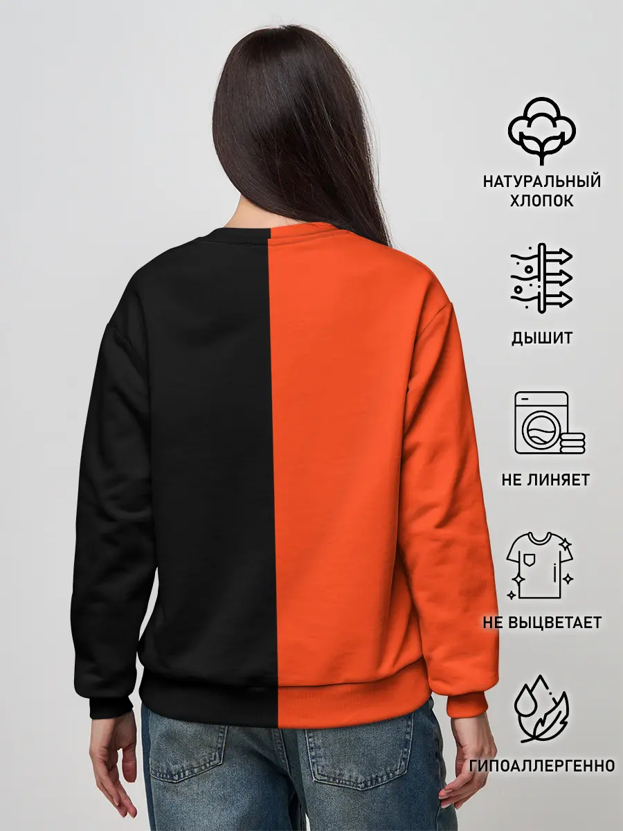 Женский свитшот / Ладошки скелета