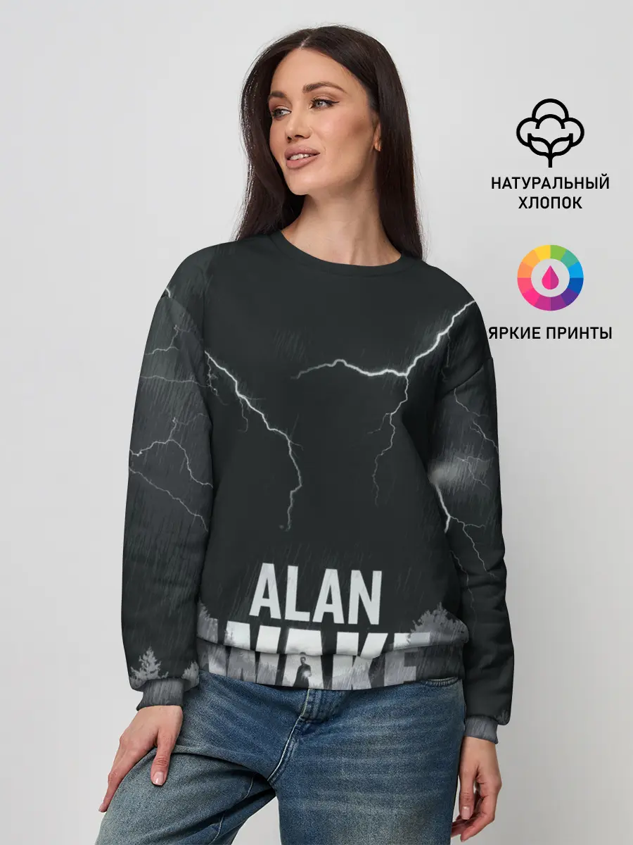 Женский свитшот / Alan Wake | Dark Place