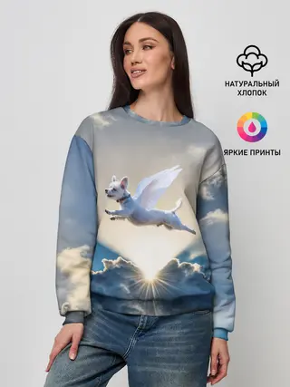 Женский свитшот / Ангельский пес