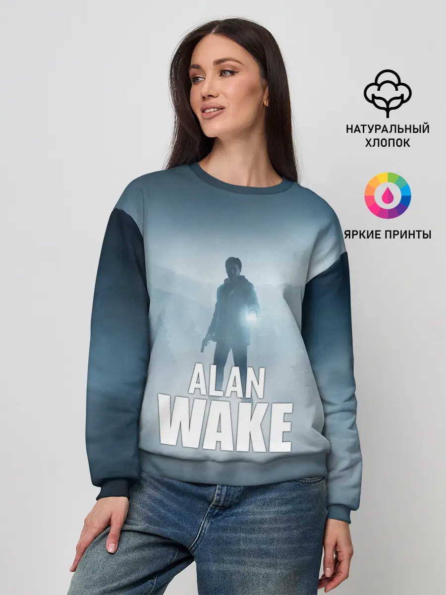 Женский свитшот / Alan Wake Video Game Art