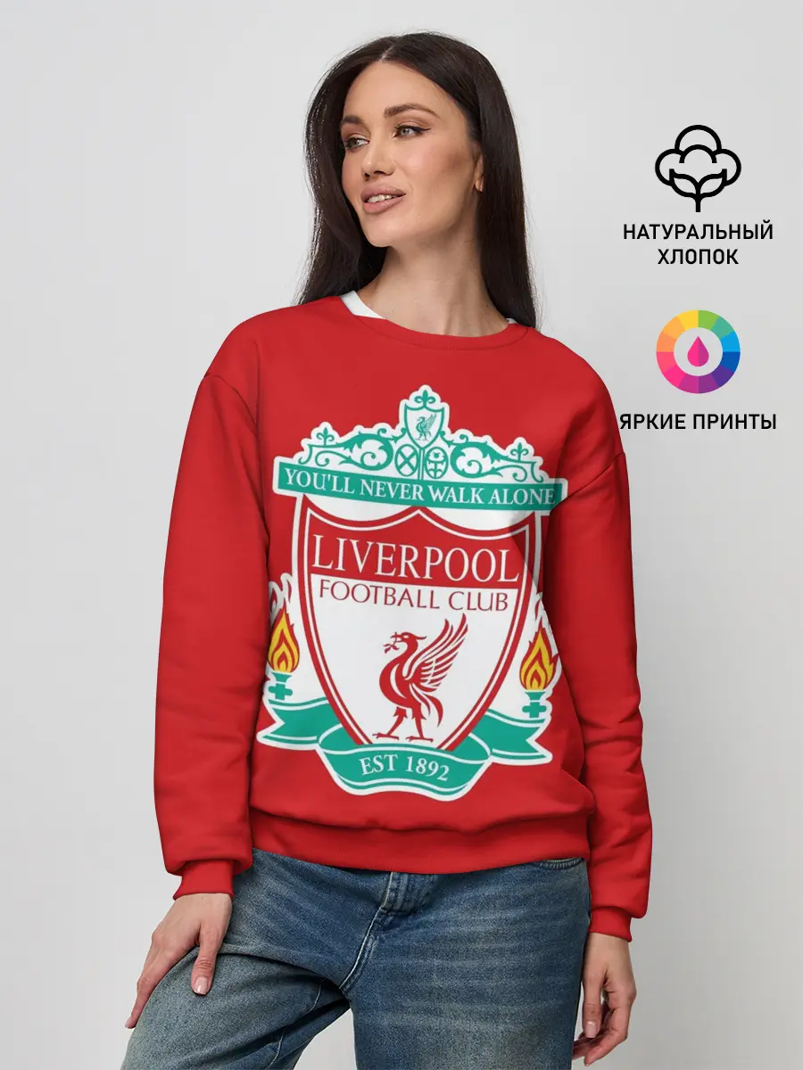 Женский свитшот / F.C. LIVERPOOL