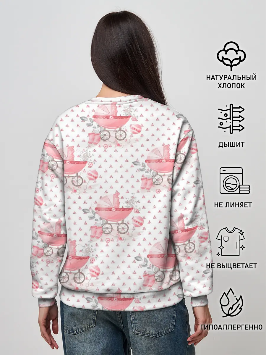 Женский свитшот / Детская коляска