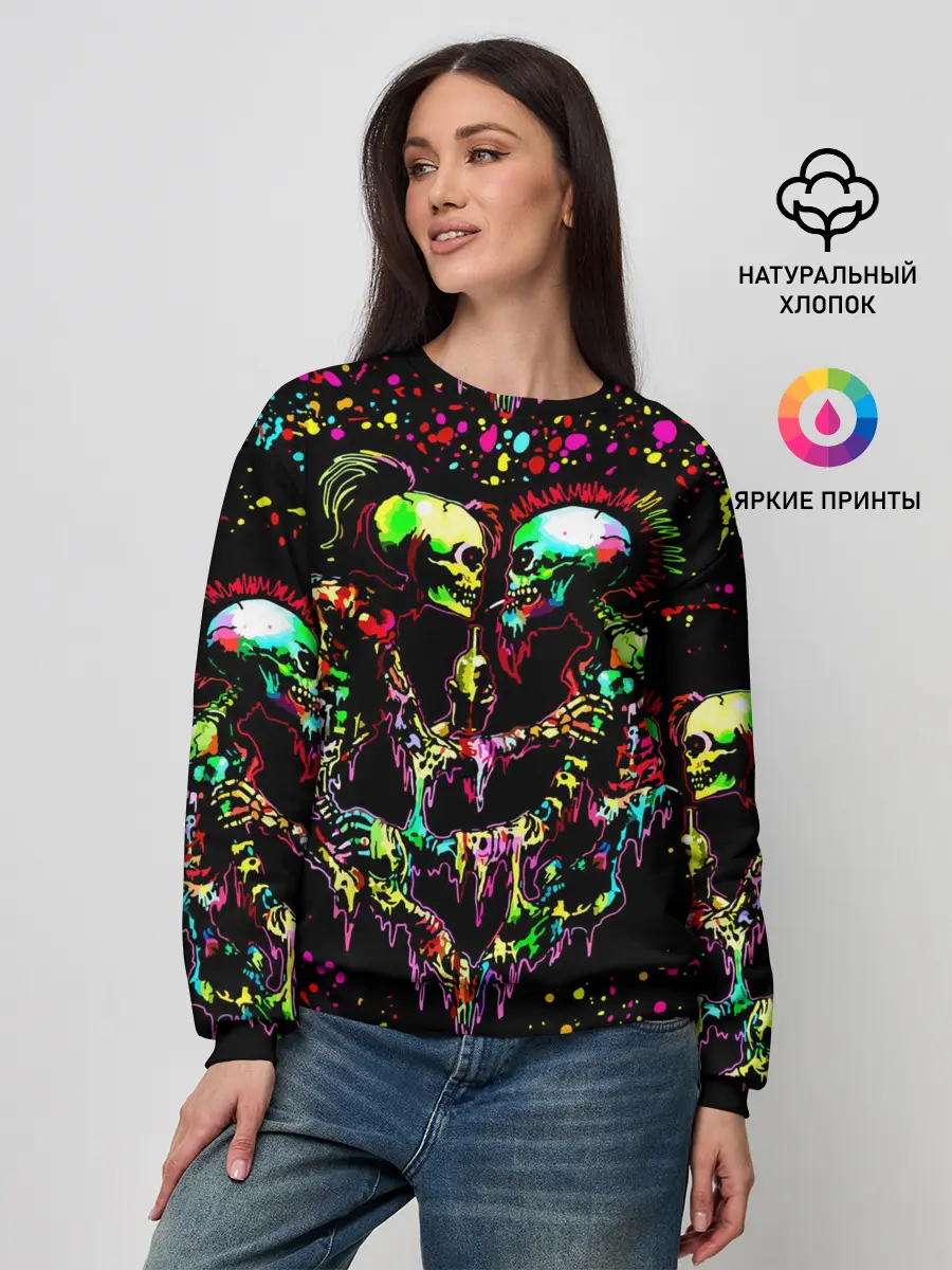 Женский свитшот / Адская любовь