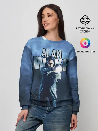 Женский свитшот / Alan Wake / Алан Уэйк