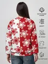 Женский свитшот / Новогодние Снежинки 2022