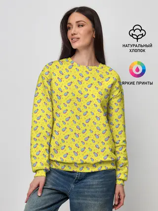 Женский свитшот / Pineapple Pattern