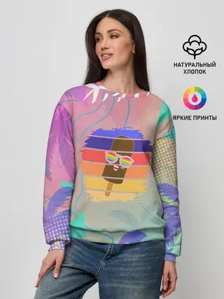 Женский свитшот / Эскимо в Тропиках