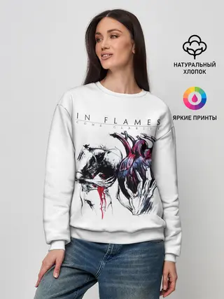 Женский свитшот / Come Clarity - In Flames