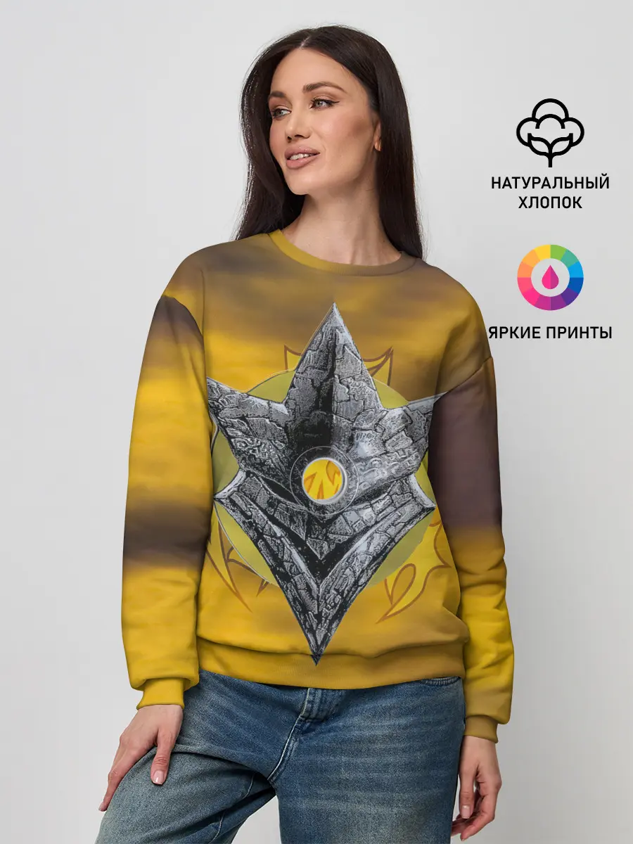 Женский свитшот / Black-Ash Inheritance - In Flames