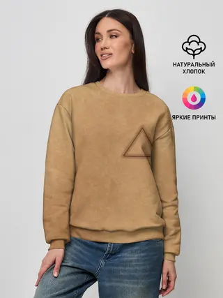 Женский свитшот / Треугольник / Игра в кальмара