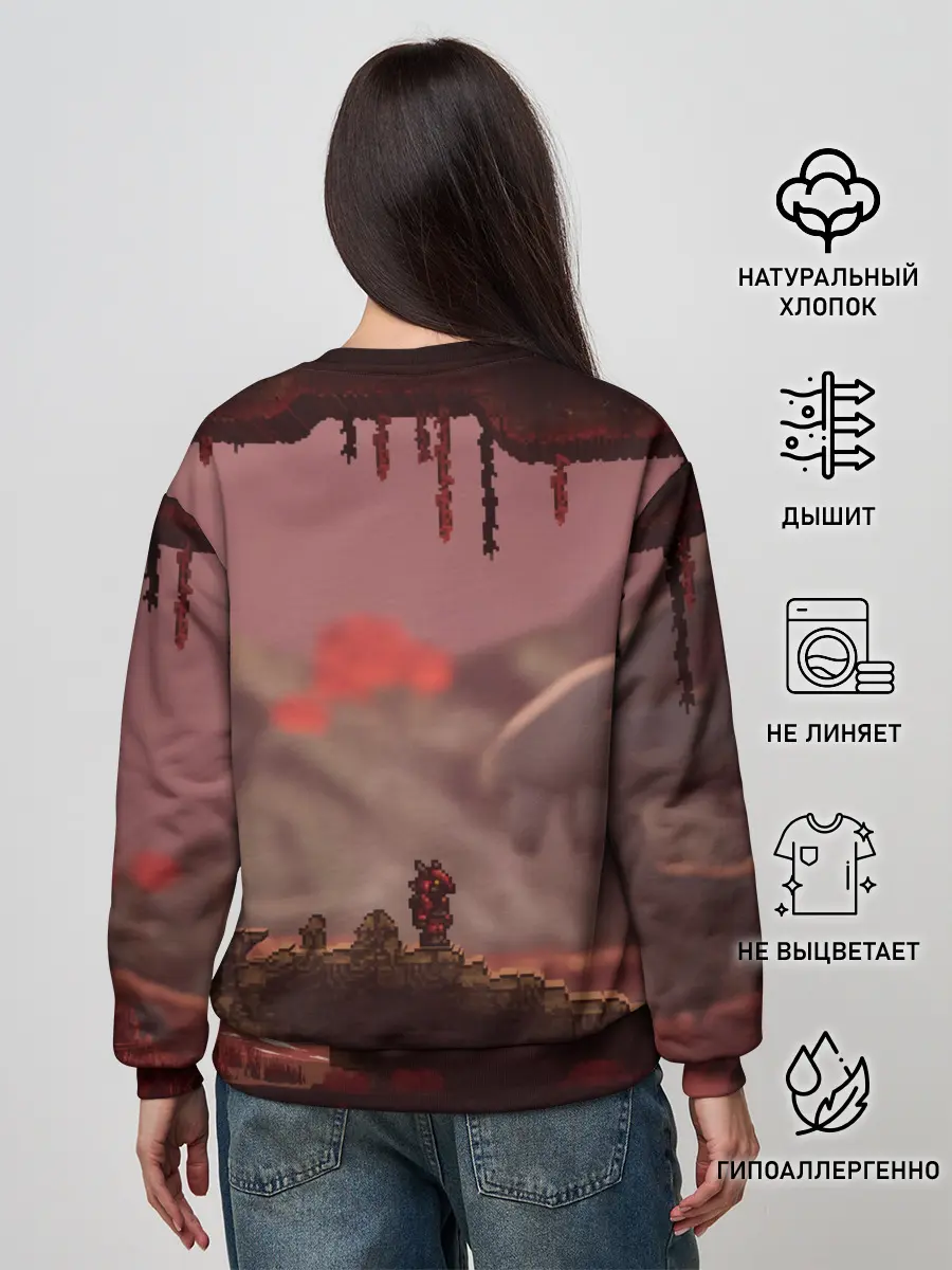 Женский свитшот / Terraria | Тэррария