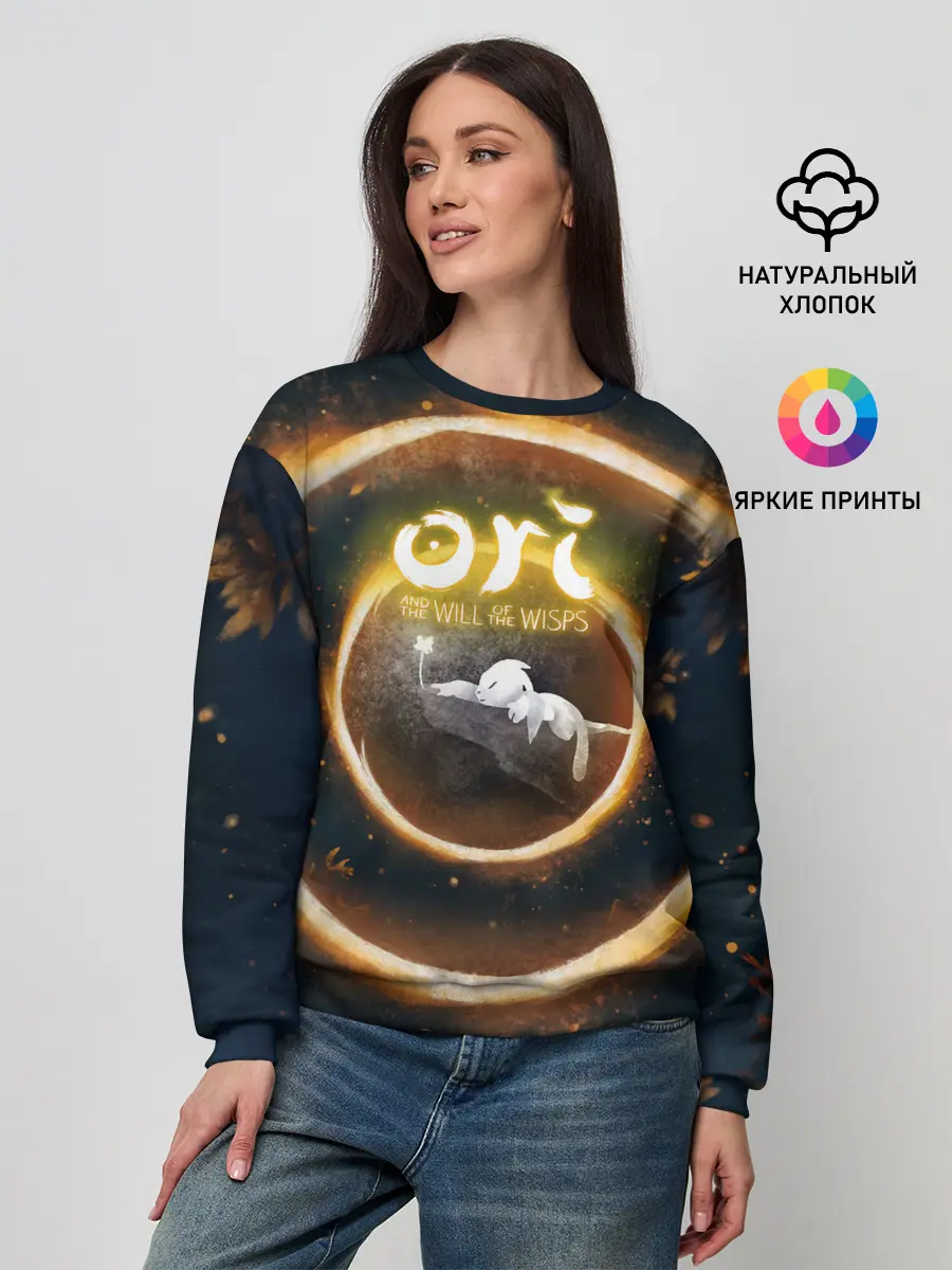 Женский свитшот / Ori and Flower