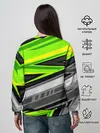 Женский свитшот / Зеленые линии