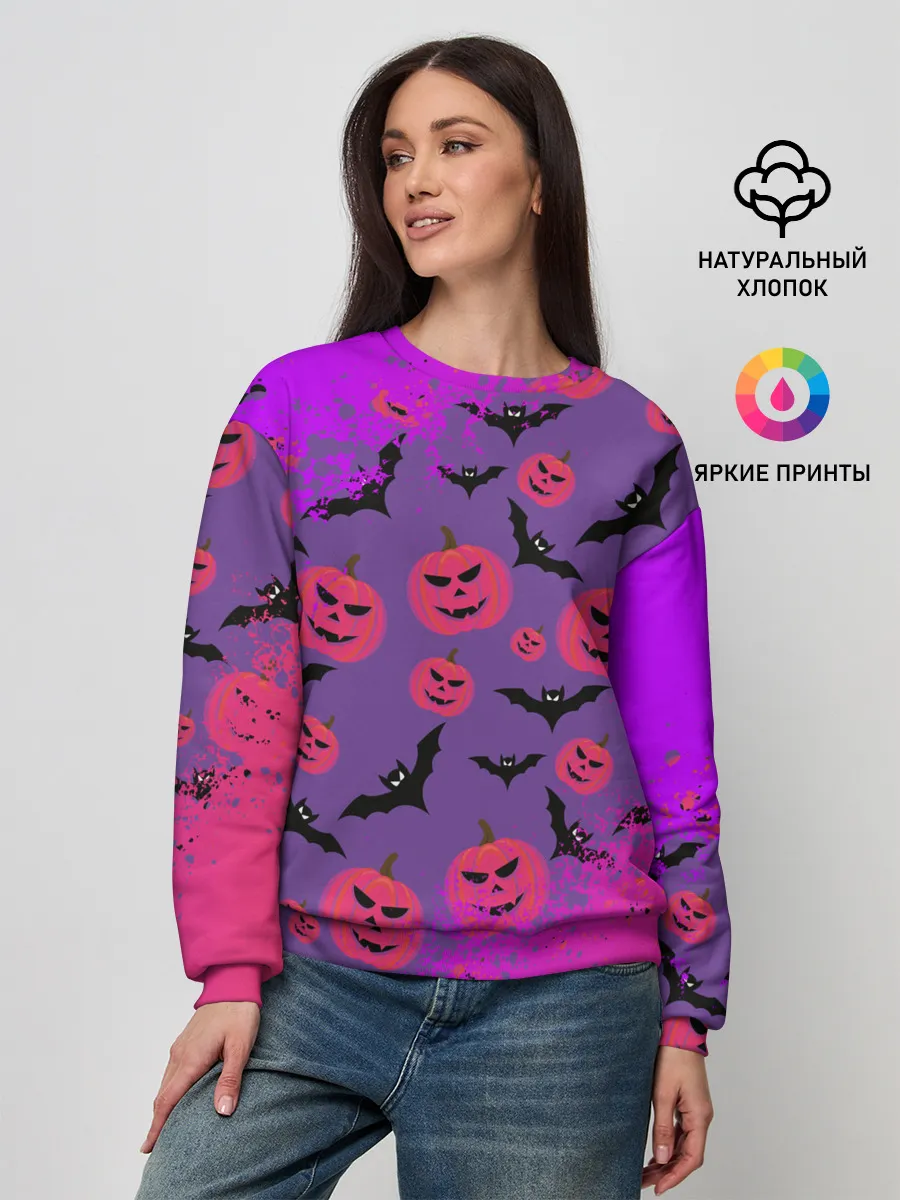 Женский свитшот / HALLOWEEN NEON