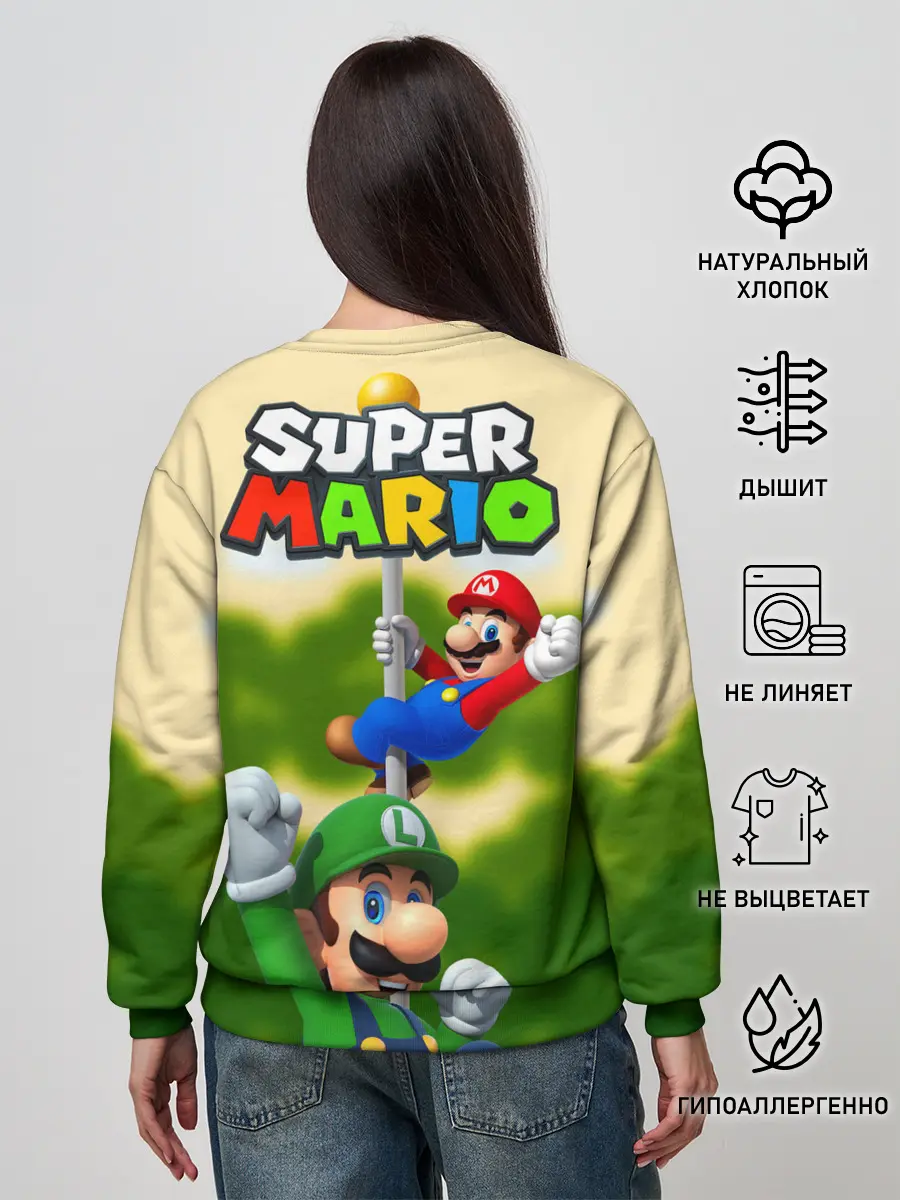 Женский свитшот / 3DMario