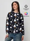 Женский свитшот / Patern Halloween 7
