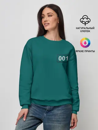 Женский свитшот / Игрок 001.