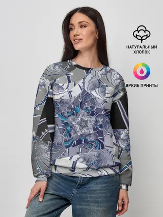 Женский свитшот / Абстракция 499