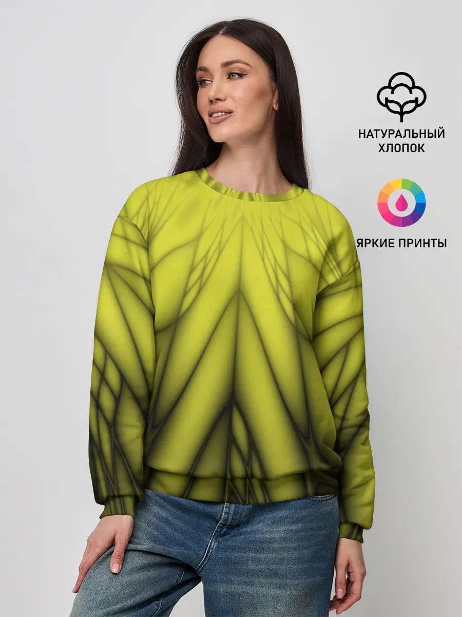 Женский свитшот / Абстракция 535