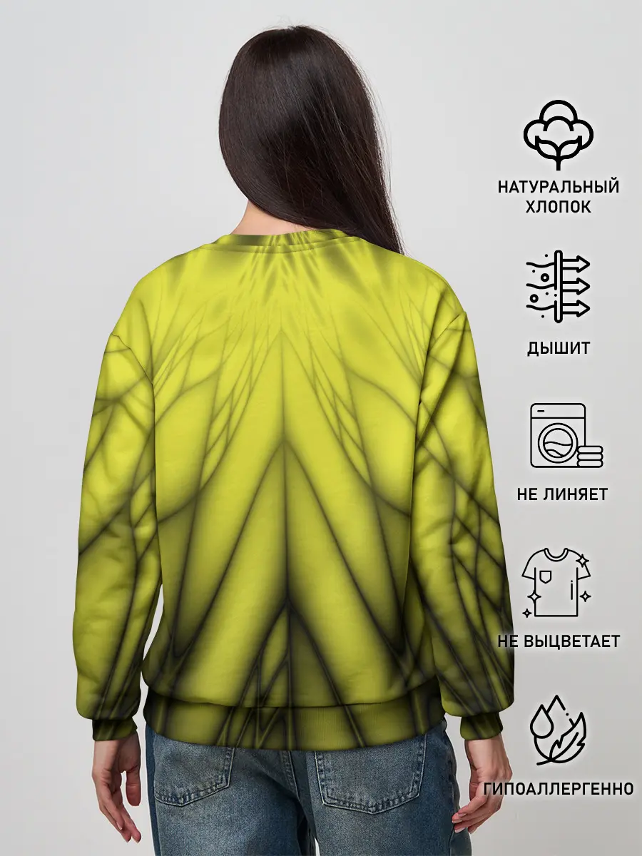 Женский свитшот / Абстракция 535