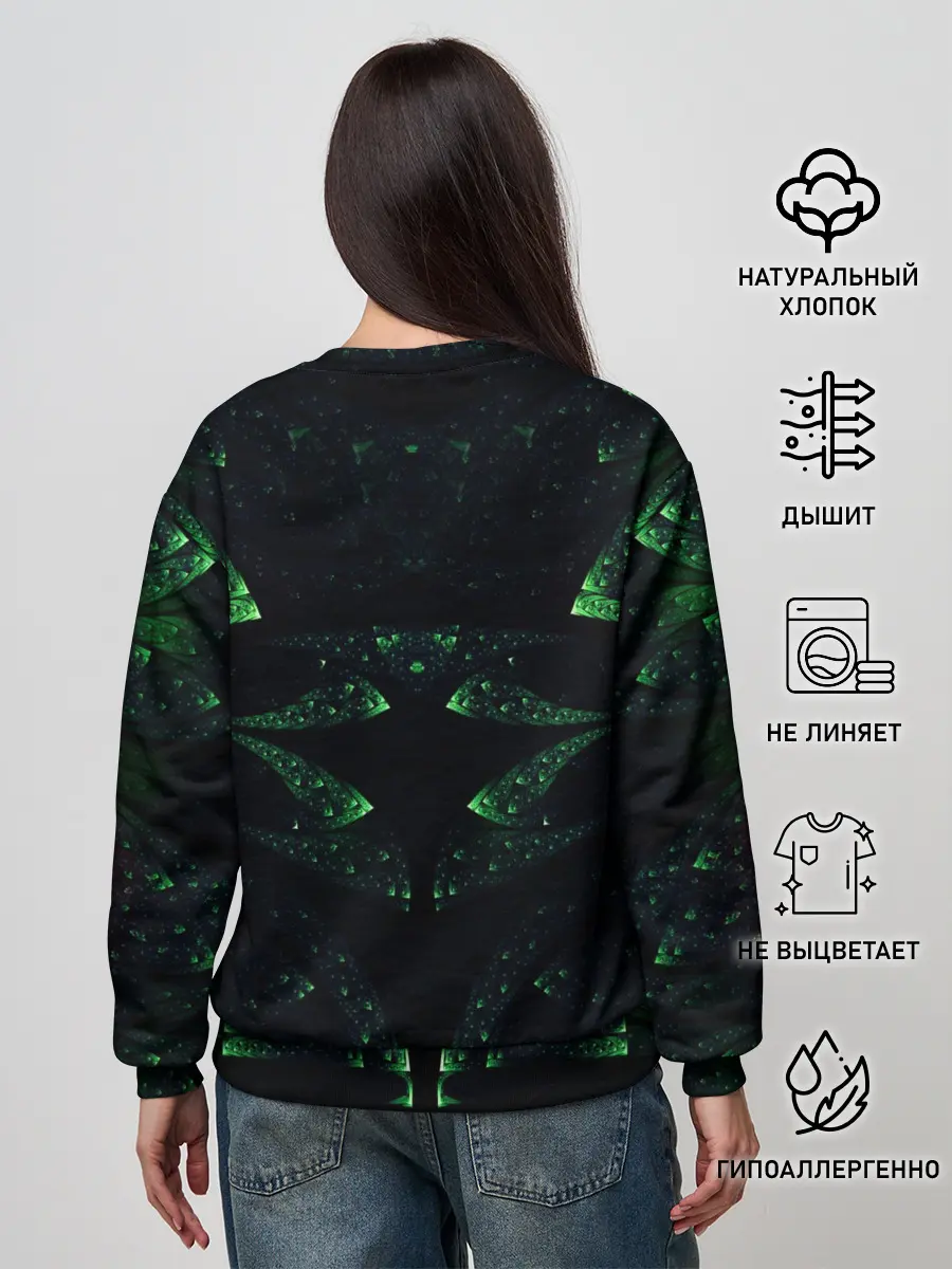 Женский свитшот / Орнамент Майя