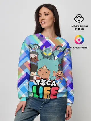 Женский свитшот / Toca Boca | Тока Бока