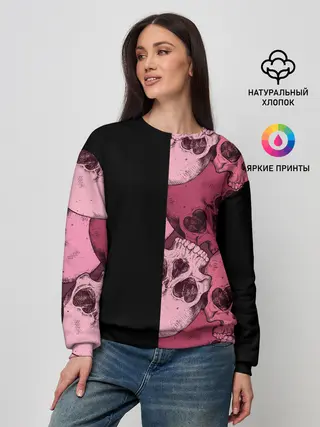 Женский свитшот / Dark and Skull