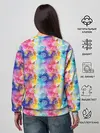 Женский свитшот / Радужные Снежные Узоры