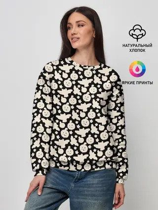 Женский свитшот / Patern Halloween 24