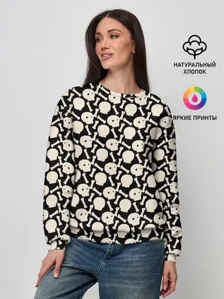 Женский свитшот / Patern Halloween 25