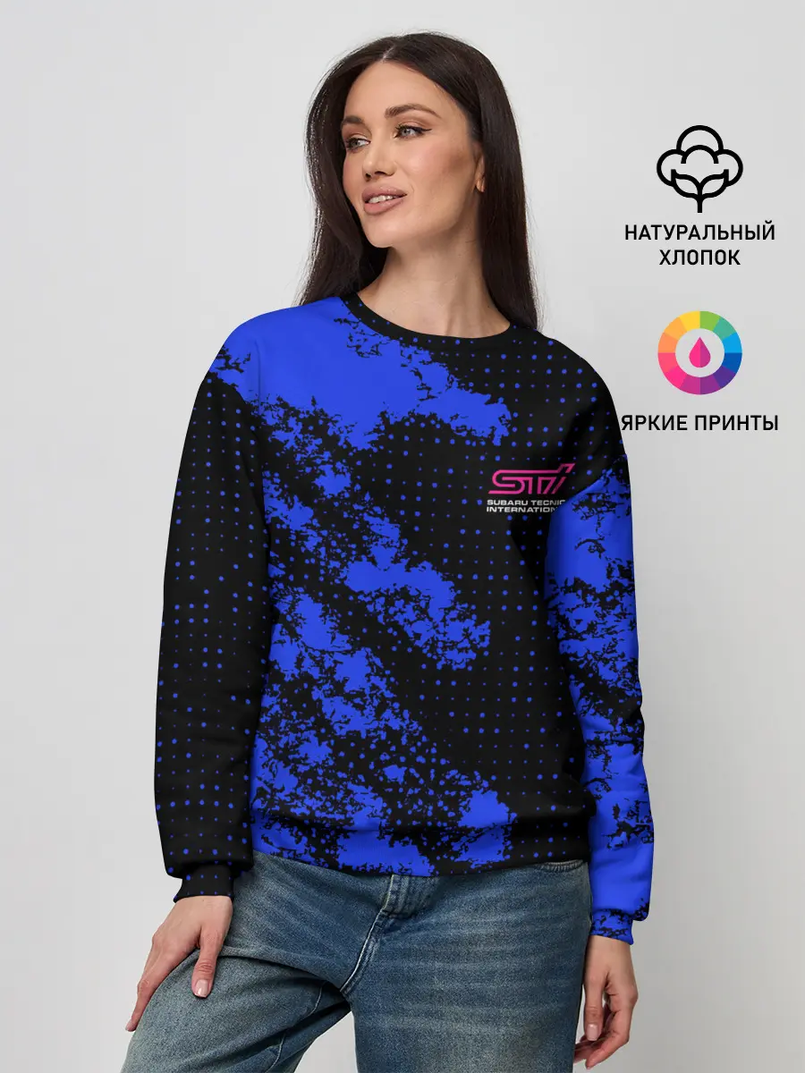 Женский свитшот / SUBARU STI | СУБАРИСТ