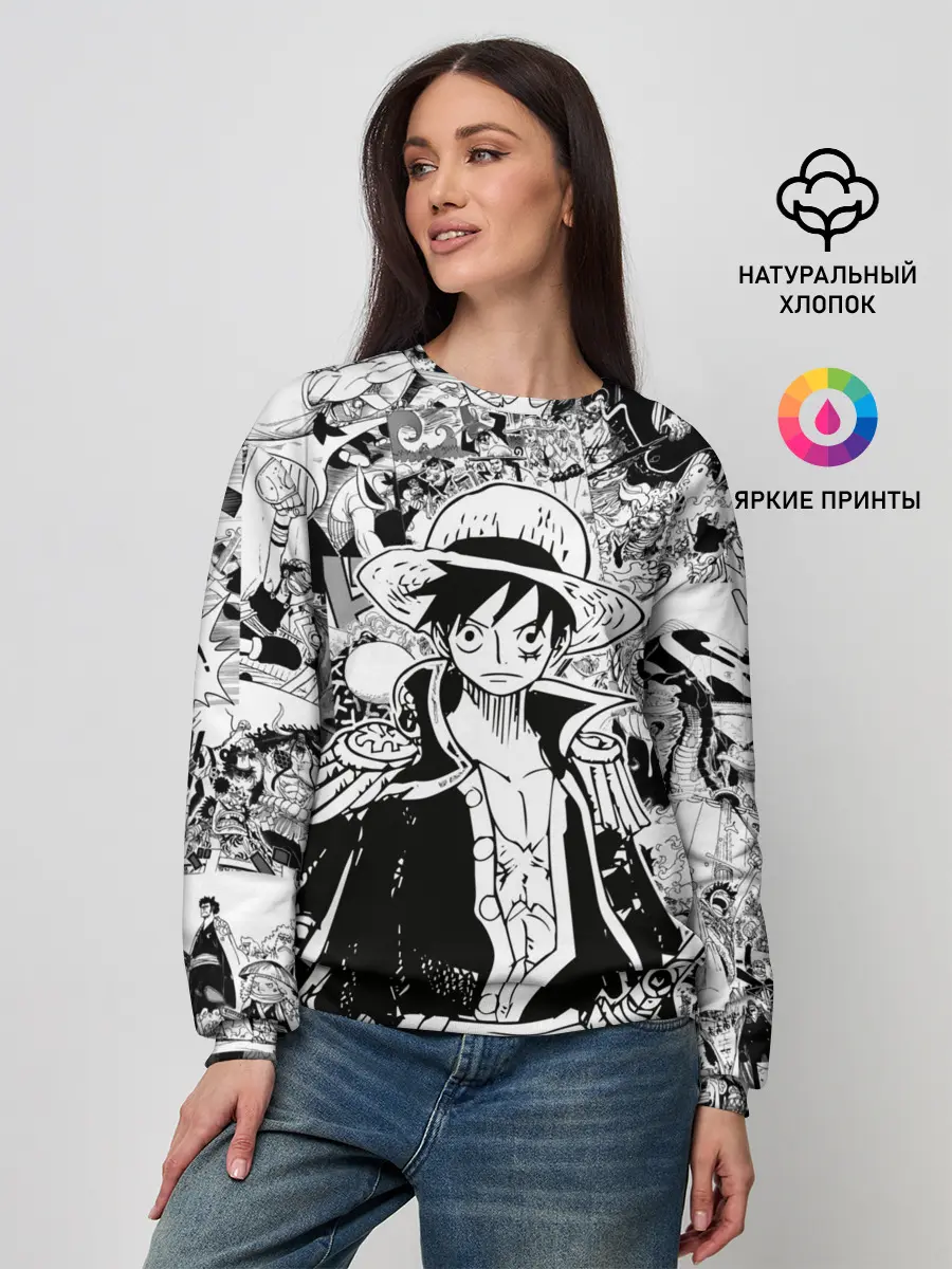 Женский свитшот / Ван Пис, One Piece, манга