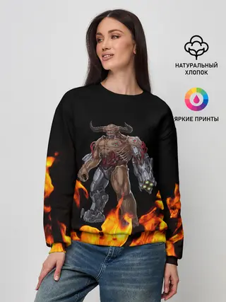 Женский свитшот / CYBER DEMON | КИБЕР ДЕМОН