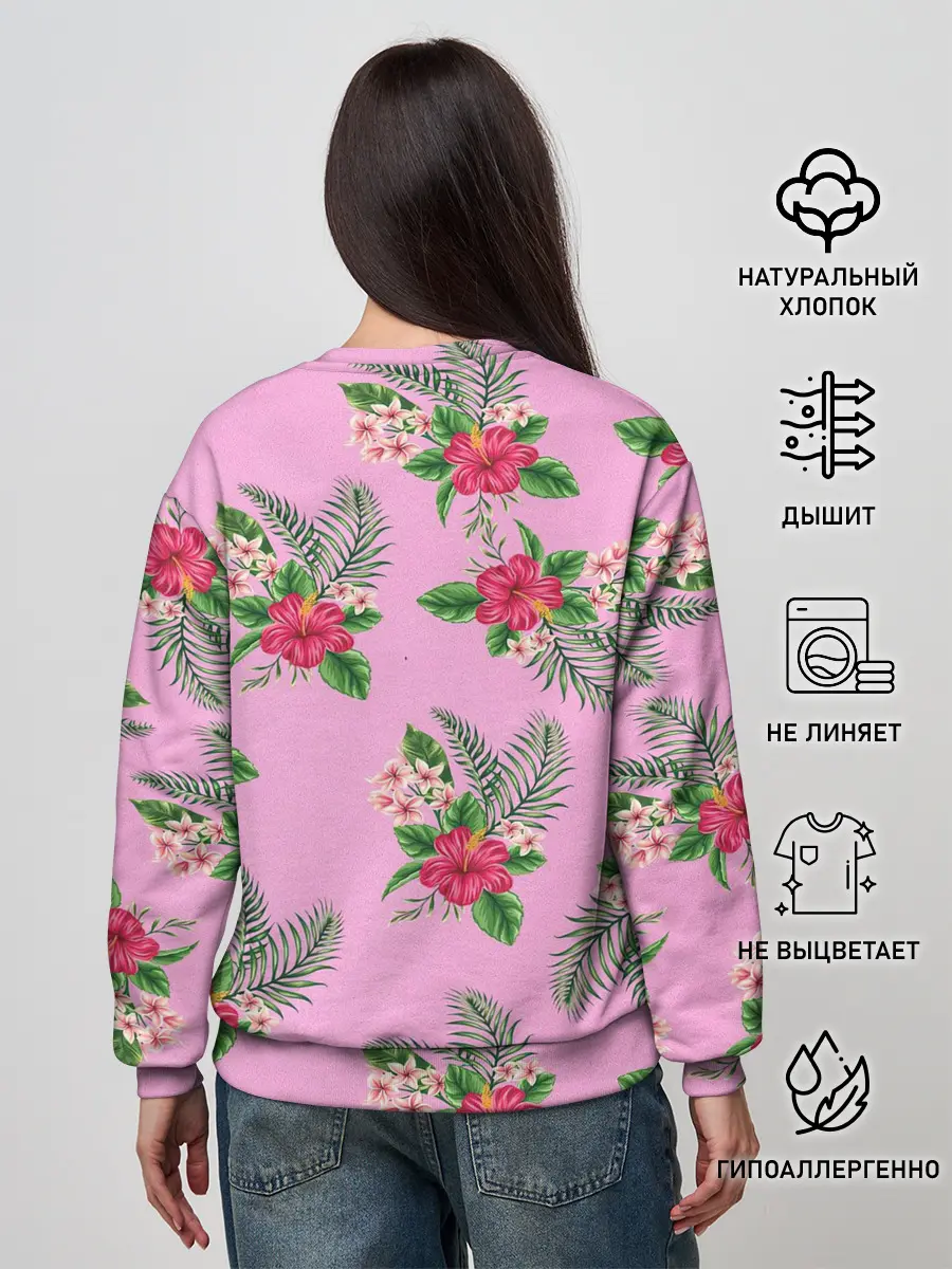 Женский свитшот / Букеты лилий