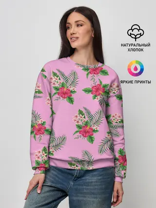 Женский свитшот / Букеты лилий