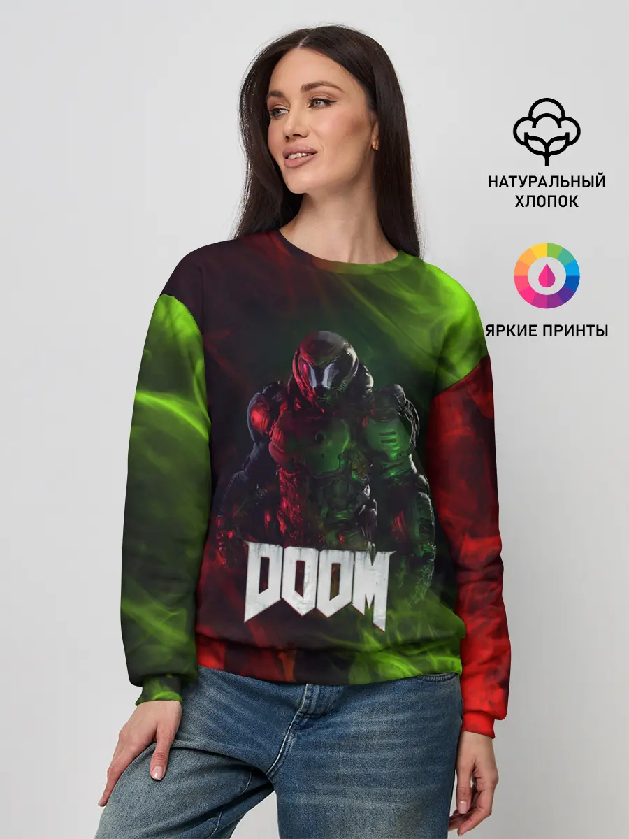 Женский свитшот / Doomguy | Doom