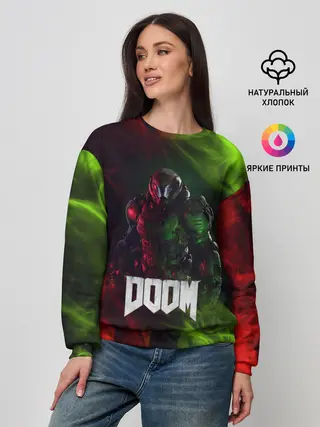 Женский свитшот / Doomguy | Doom