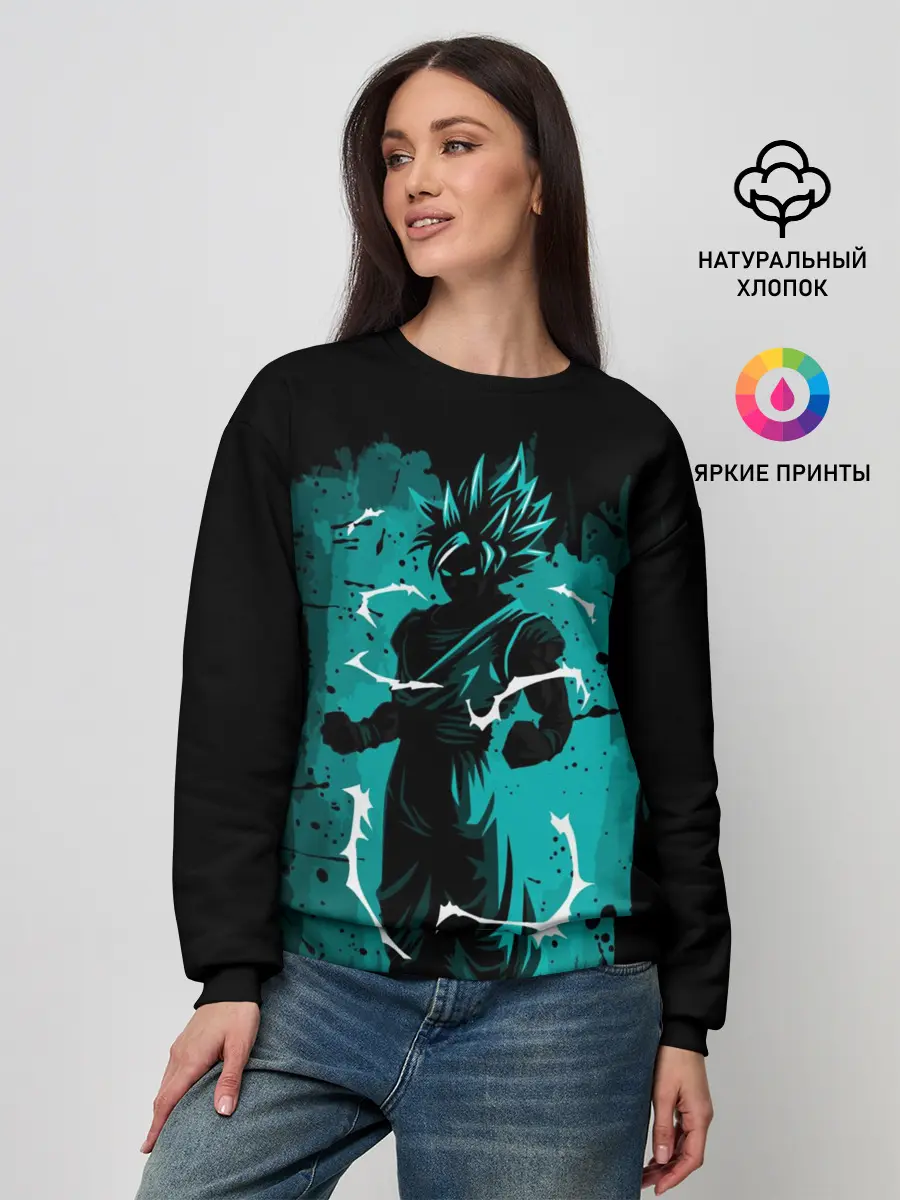 Женский свитшот / Ultra Goku, Гоку
