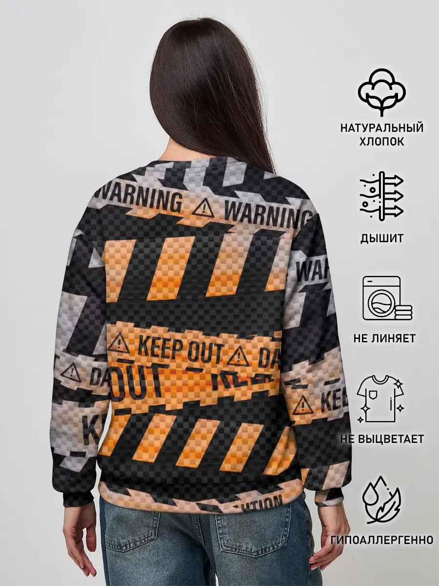 Женский свитшот / Трафальгар Ло особо опасен