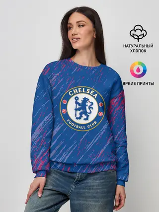 Женский свитшот / Chelsea: Logo.