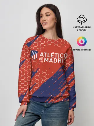 Женский свитшот / Atletico Madrid: Football Club.