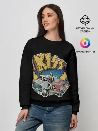 Женский свитшот / Едем на Кисс
