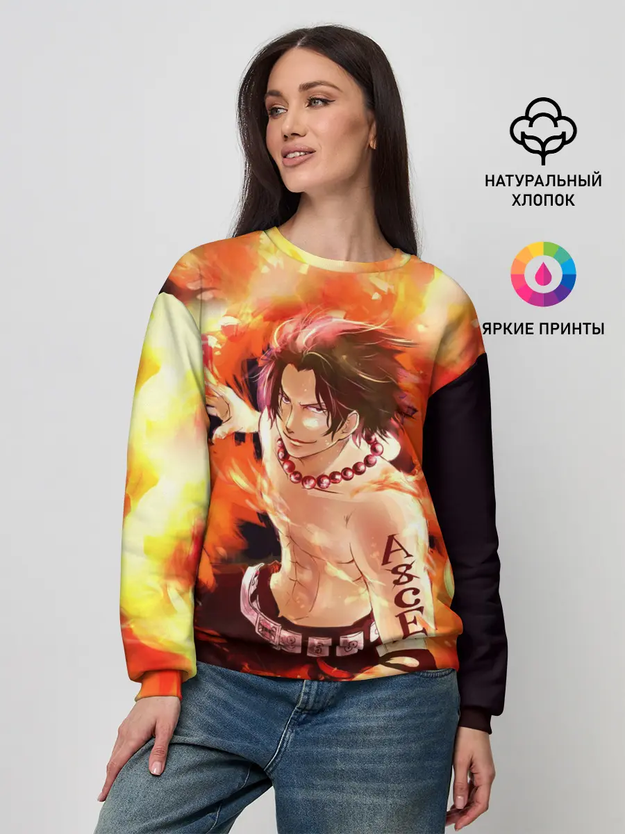 Женский свитшот / ONE PIECE ASCE HERO