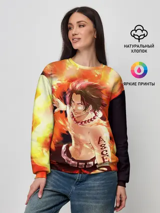 Женский свитшот / ONE PIECE ASCE HERO