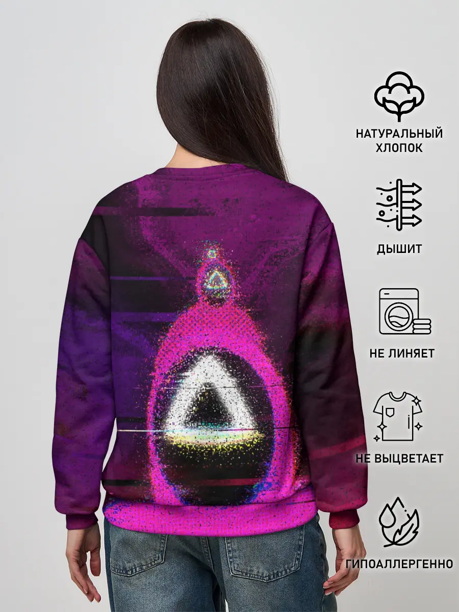 Женский свитшот / Squid game glitch