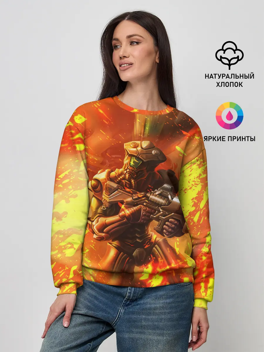Женский свитшот / Doom ART